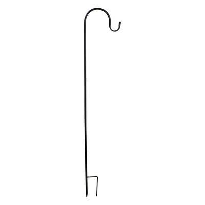 Product Image: 48" Black Metal Shepard's Hook Outdoor Garden Stake