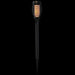 19.75" Black Solar Powered LED Pathway Markers Set of 4