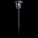 16.25" Black Lantern Style Solar Powered LED Pathway Markers Set of 6
