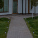 14.25" Black Lantern Style Solar Powered LED Pathway Markers Set of 8
