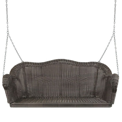 Product Image: 2-Person Hand Woven Resin Wicker Porch Swing with Chain