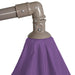 10' Offset Outdoor Patio Umbrella with Hand Crank - Purple