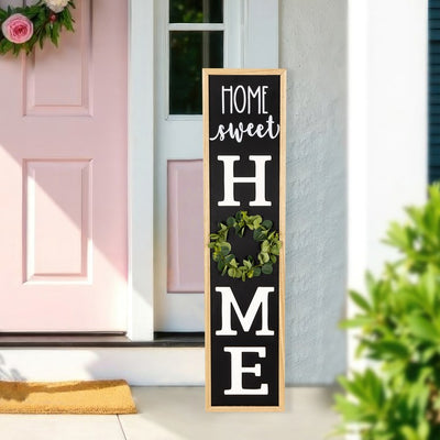 Product Image: 40" "Home Sweet Home" Wooden Framed Outdoor Porch Board Sign Decoration