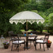 6.5' Outdoor Boho Beach Market Umbrella with Tilt