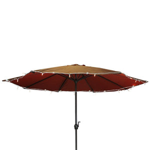 20 Clear Mini Patio Umbrella Lights with Clips