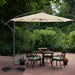 26" Fan-Shaped Weighted Base for Off-Set Patio Umbrellas
