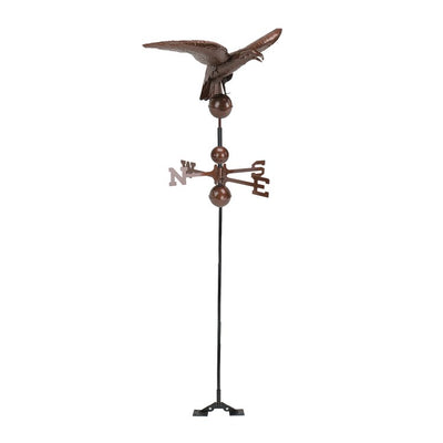 Product Image: 36" Chocolate Brown Polished Eagle Outdoor Garden Weathervane