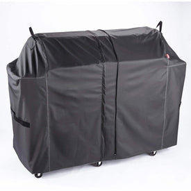 Grill Cover Polyester Heavy Duty Black for Revolution 3 Burner Dual Fuel