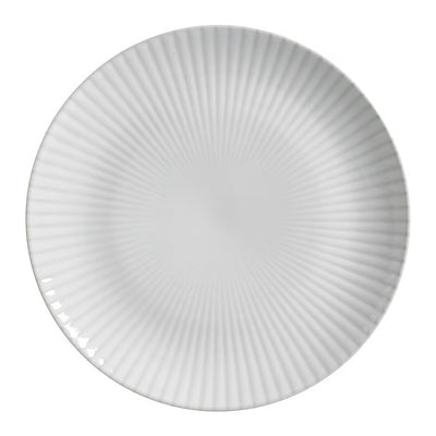 Product Image: Dinner Plate Set Trendy 6 Piece White Stoneware
