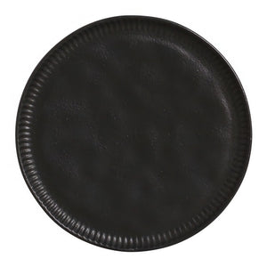 Matte Black Linhas Dinner Plates Set of 6