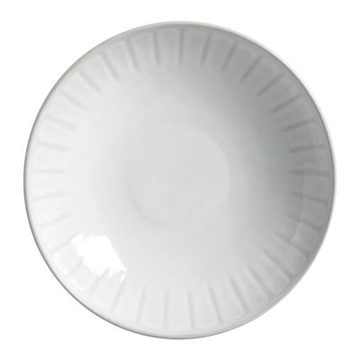 Product Image: Salad Plate Set Aurora 6 Piece White Stoneware