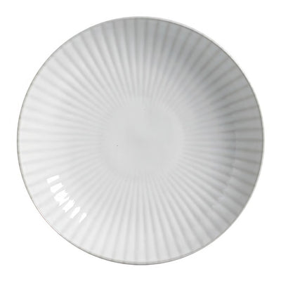 Product Image: Salad Plate Set Trendy 6 Piece White Stoneware