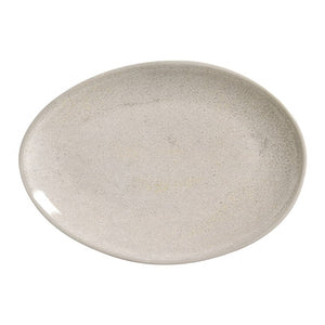 Latte Oval Dessert Plates Set of 6