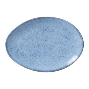 Dessert Set Breeze Oval 6 Piece Light Blue Stoneware