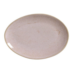 Litchi Oval Dessert Plates Set of 6