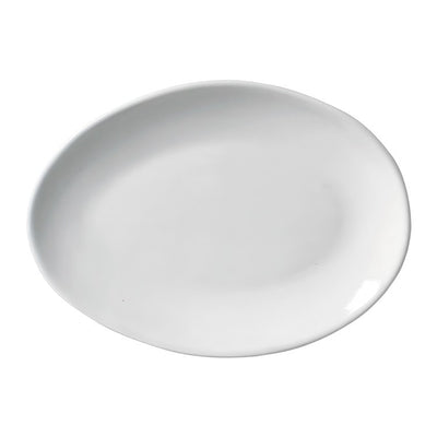 Product Image: Dessert Set New White Oval 6 Piece White Stoneware