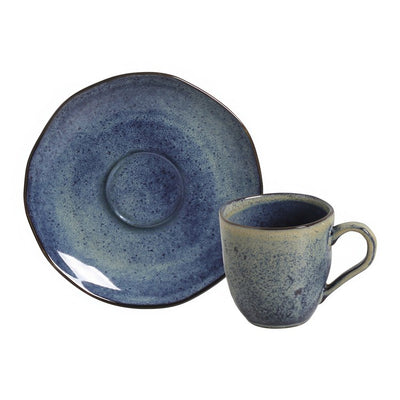Product Image: Denim Coffee Cups & Saucers Set of 6