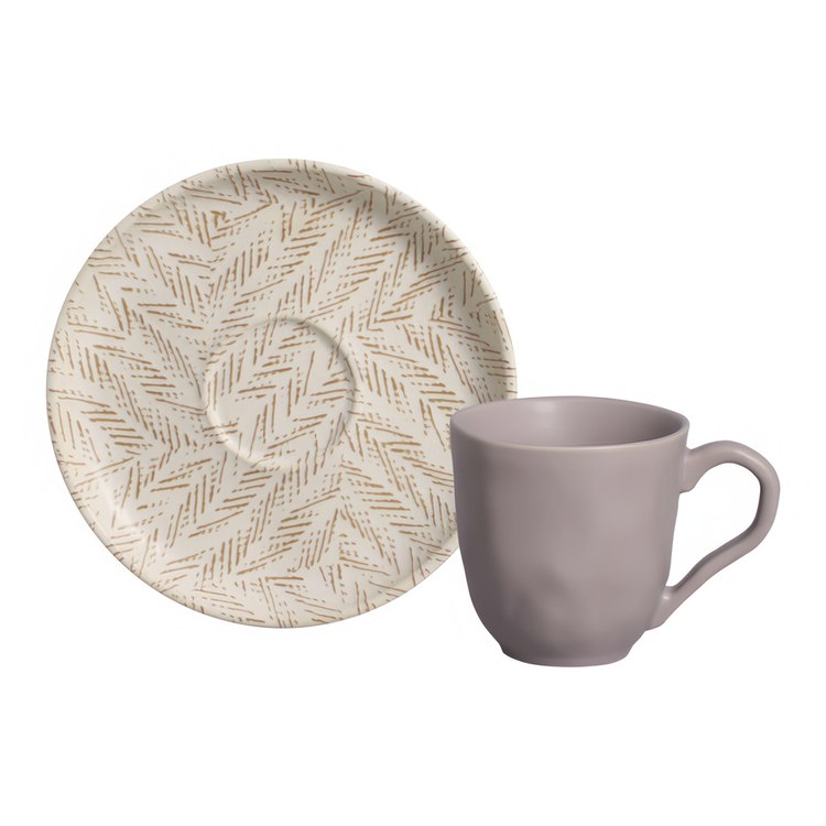 Cup and Saucer Set Luar 6 Piece