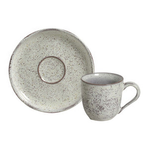 Pistache Coffee Cups & Saucers Set of 6