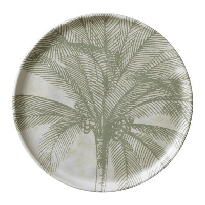 Product Image: Dessert Set Tropicalia 6 Piece Ivory/Green Stoneware