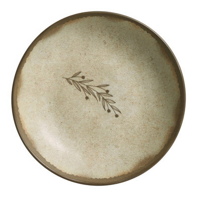 Product Image: Salad Plate Set Nativa 6 Piece Tan/Brown Stoneware
