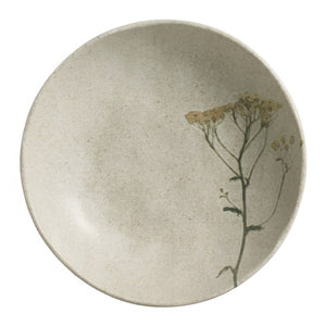 Salad Plate Set Campestre 6 Piece Ivory/Green/Yellow Stoneware