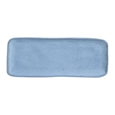 Product Image: Platter Set Breeze Medium Rectangular 4 Piece Light Blue Stoneware