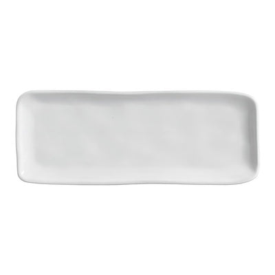 Product Image: Platter Set New White Medium Rectangular 4 Piece White Stoneware