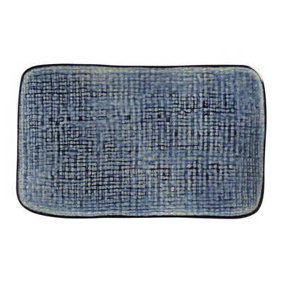 Product Image: Denim Medium Rectangular Juta Platters Set of 4