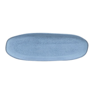 Product Image: Platter Set Breeze Large Shallow Oval 4 Piece Light Blue Stoneware