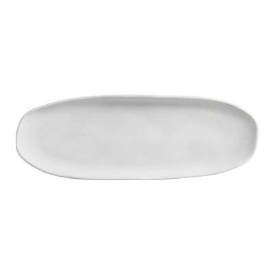 Product Image: Platter Set New White Large Shallow Oval 4 Piece White Stoneware