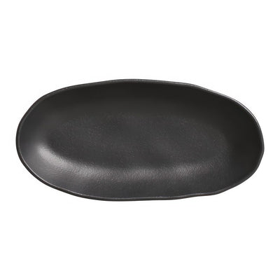 Product Image: Matte Black Large Deep Oval Platters Set of 4