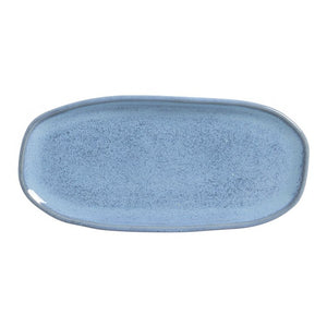 Platter Set Breeze Medium Shallow Oval 4 Piece Light Blue Stoneware