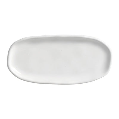 Product Image: Platter Set New White Shallow Oval 4 Piece White Stoneware