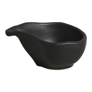 Matte Black Organic Teardrops Set of 6