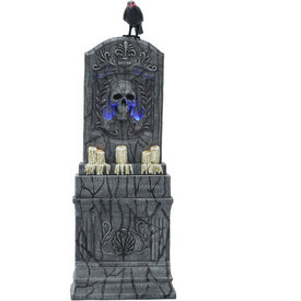 Seasonal Decor Motion Activated Aged Cemetery Tombstone Halloween 3.4 Feet Multicolored Plastic 1 Piece