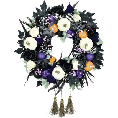 Product Image: HHWRTHPMP-BLK Holiday/Halloween/Halloween Indoor Decor