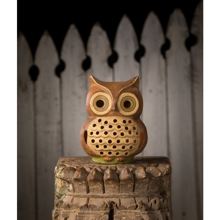 Shining Bright Owl Luminary