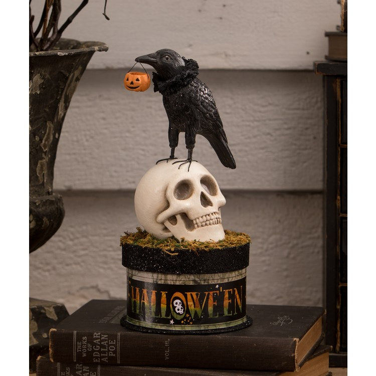 Crow and Skull on Box - Thumbnail 5