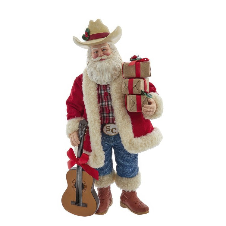 11" Fabriche Western Santa with Guitar