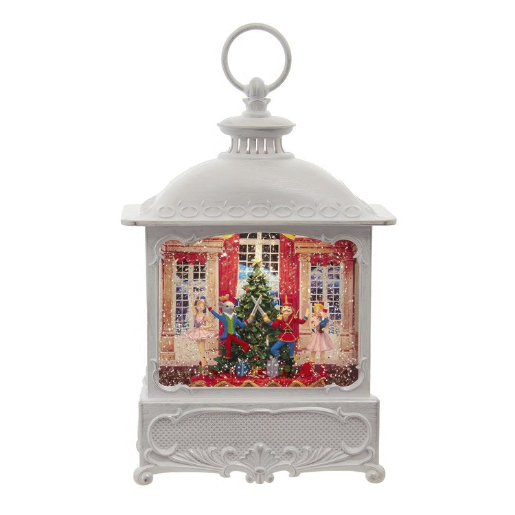 "10.25" Battery-Operated USB LED Lighted Nutcracker Suite Water Lantern