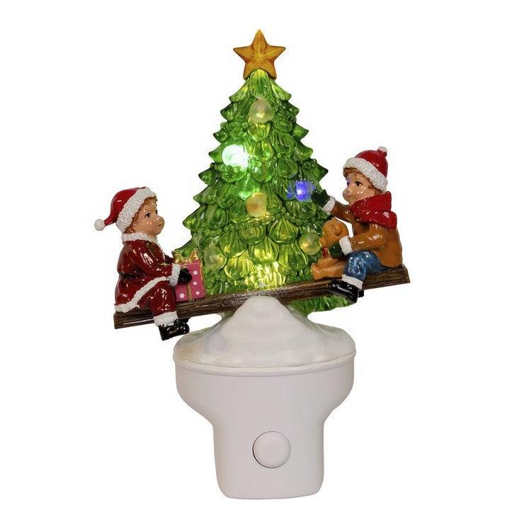 6.18" LED Nightlight with Tree and SeeSaw
