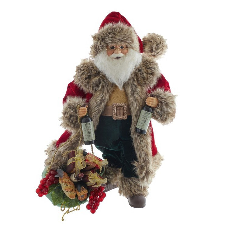 18" Kringles Vineyard Santa