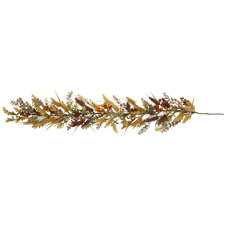 Garland Real Touch Greenery and Berries 60 Inch