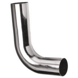 Elbow Flush with Nut 2x4x6" Direct Connect Polished Chrome 22GA Brass
