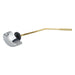 THU068#CP Parts & Maintenance/Toilet Parts/Toilet Flush Handles