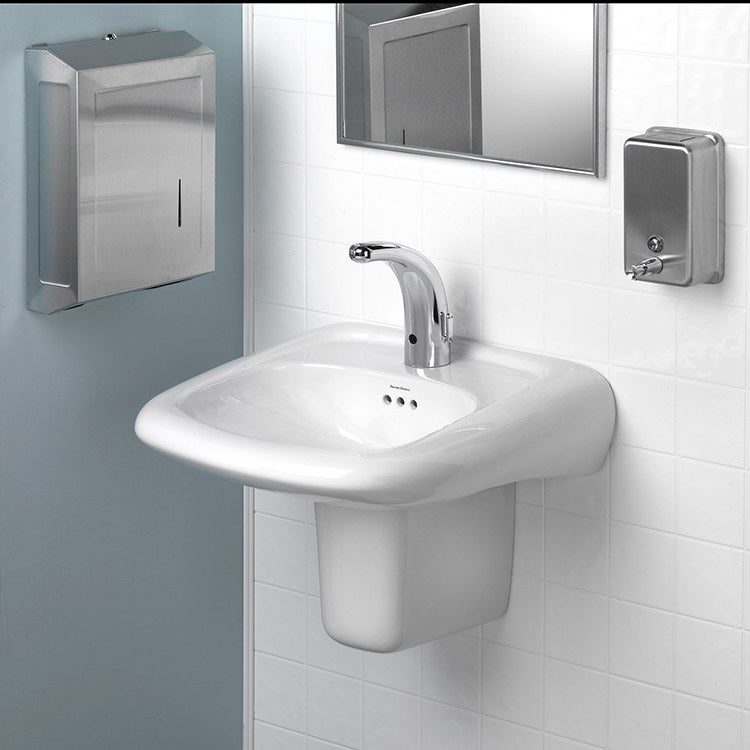 American Standard 0059.020EC.020 Murro/Lucia Shroud With Everclean – White Knee Contact Guard For Concealed Arms