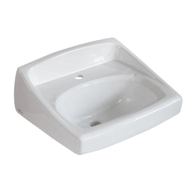 Lucerne 20-1/2"W Wall-Mount Bathroom Sink for Single Hole Faucet