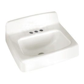 Regalyn 20"W Wall-Mount Bathroom Sink for 4" Centerset Faucet