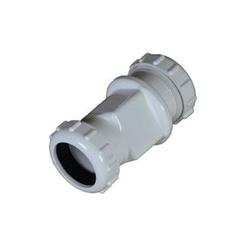 Check Valve 1-1/4 to 1-1/2 Inch PVC Swing IPS Buna-N 125 Pounds per Square Inch